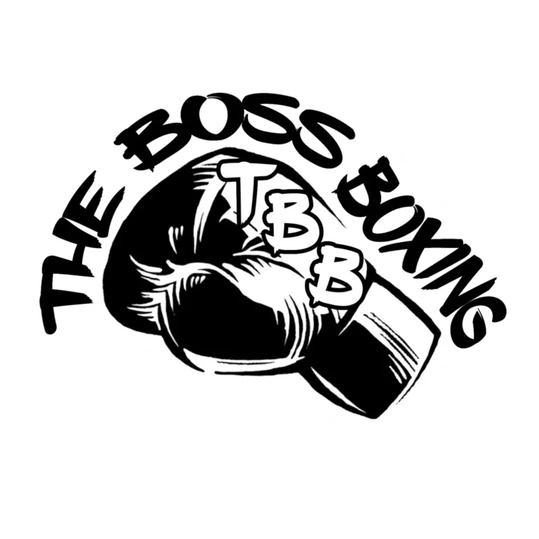 The Boss Boxing Outline 1024x1024 Logo 768x768